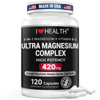 I LOVE HEALTH Magnesium Glycinate Complex 420mg - 120 Capsules