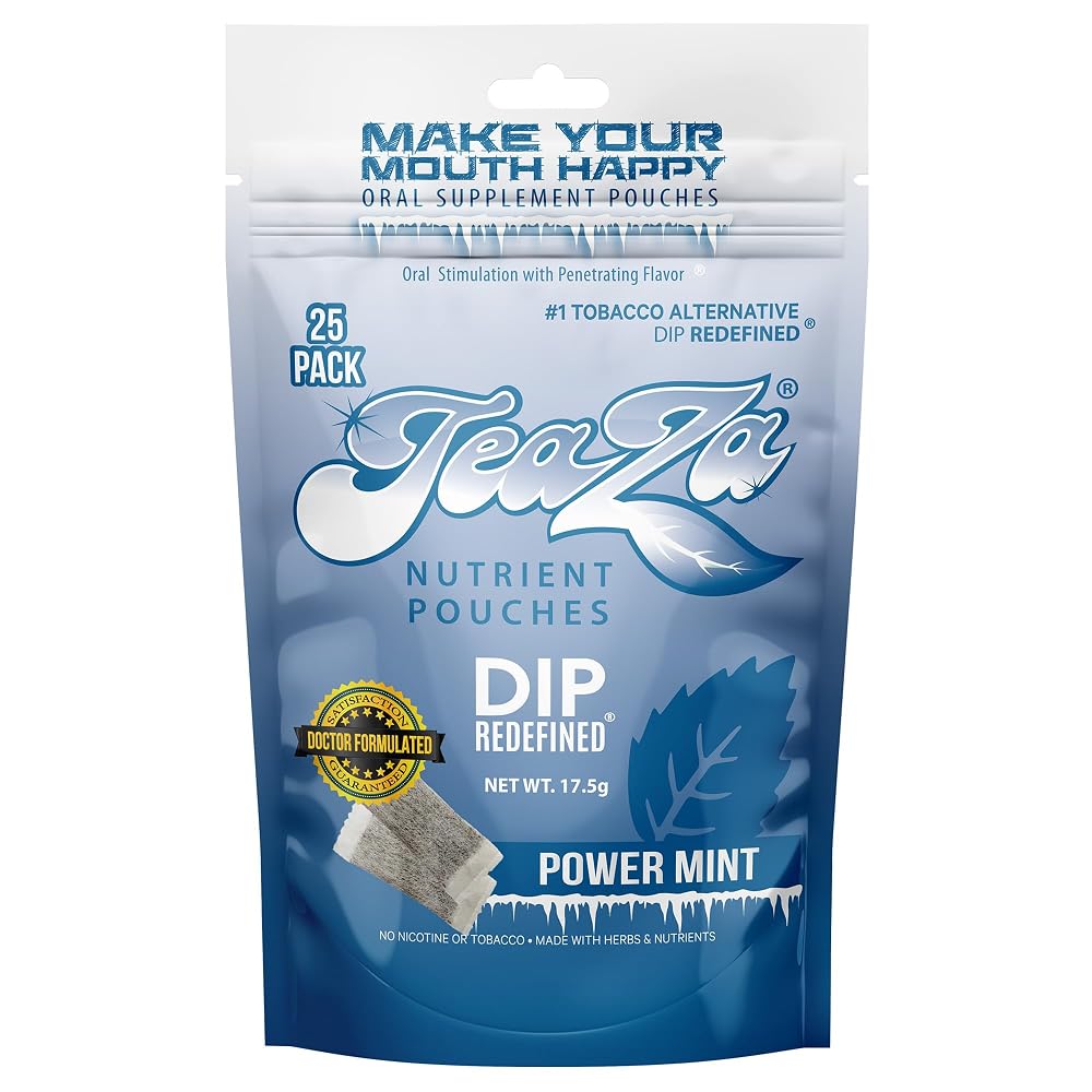 TeaZa Herbal Energy Pouch - Tobacco Alternative