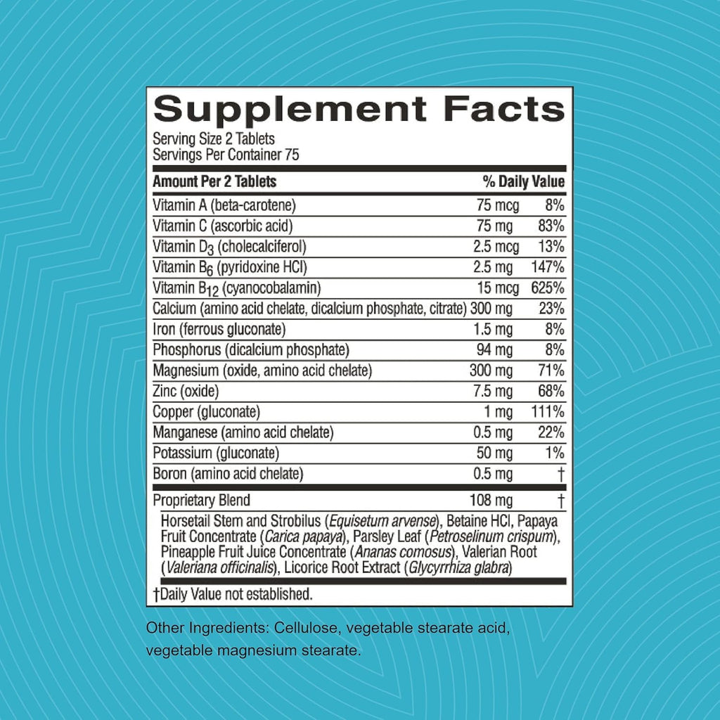 Nature's Sunshine Skeletal Strength Bone Health - 150 Tablets - image 5