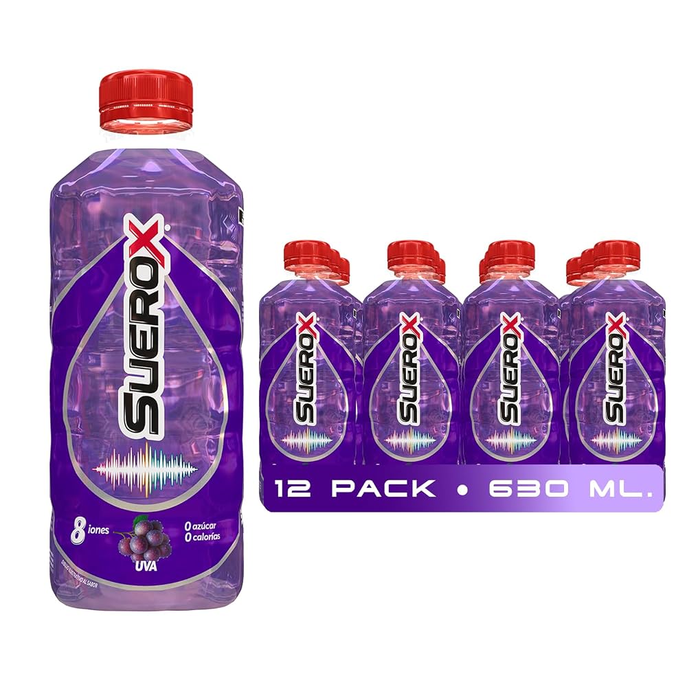 SueroX Electrolyte Hydration Drink Grape Flavour - 12 Pack
