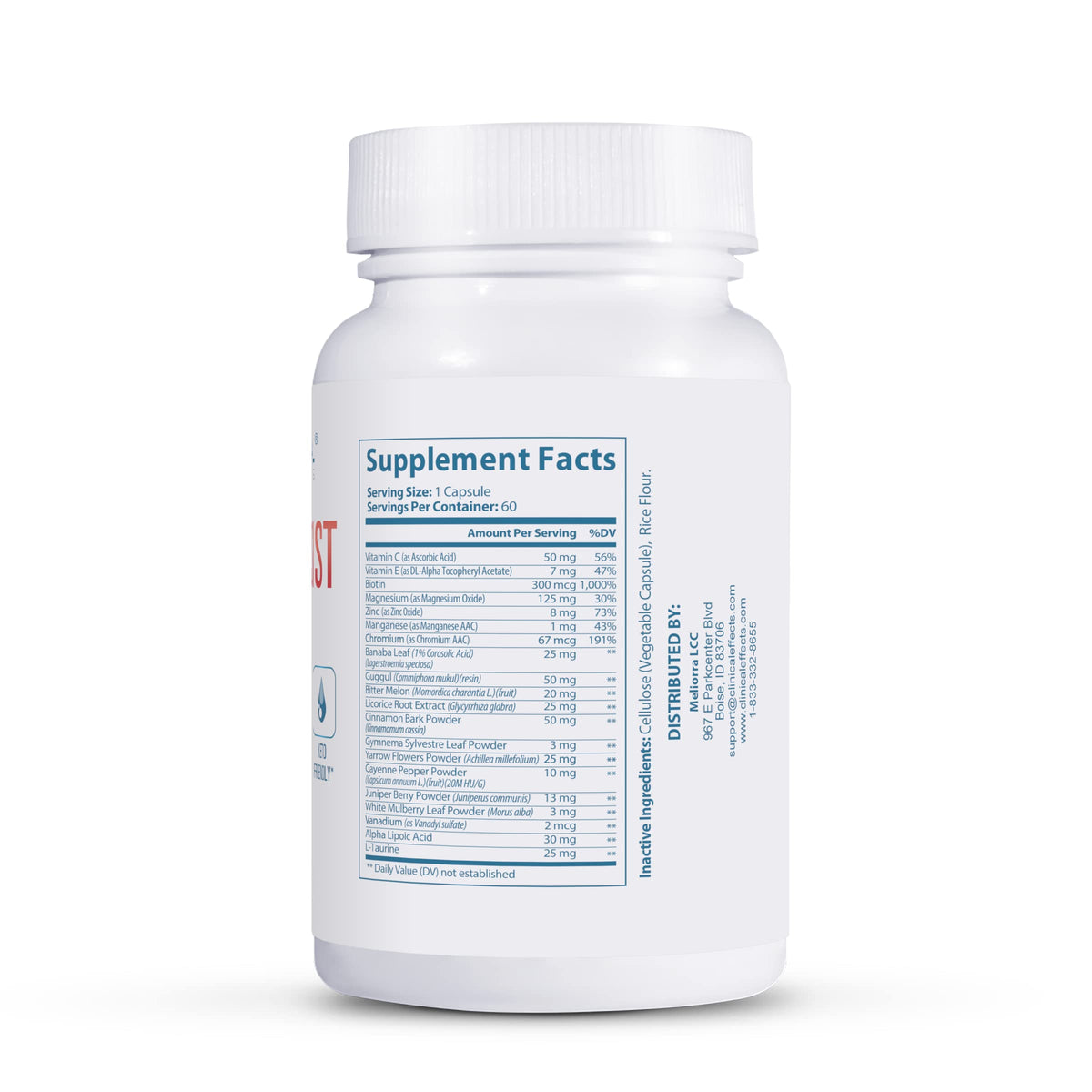 Clinical Effects Carb Resist Carb Blocker with Vitamin C - 60 Capsules - image 3
