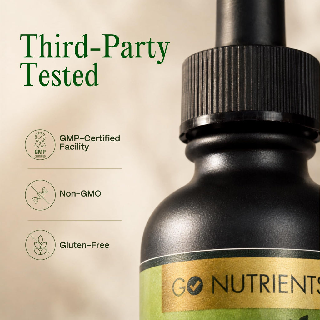 Go Nutrients Liquid Vitamin D3 K2 Drops - 1 Fl Oz - image 5