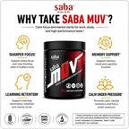 Saba MUV Nootropic Brain Supplement for Focus & Memory - 60 Capsules - image 7