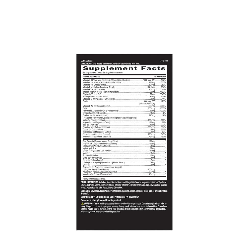 GNC Mega Men 50 Plus Multivitamin