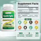 Best Naturals Eyebright 470 mg 180 Capsules - image 3