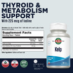 KAL Kelp Iodine 225 Mcg Tablets - 250 Count - image 2