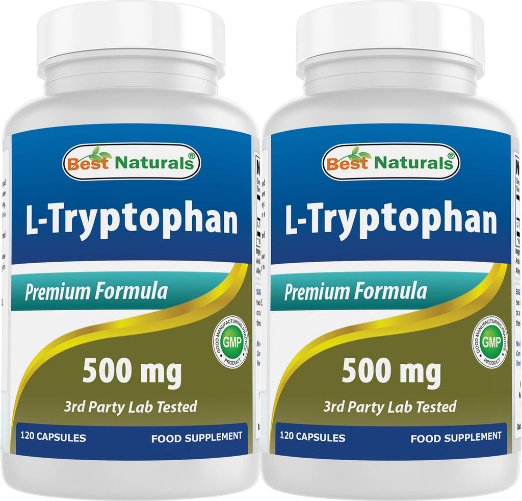 Best Naturals L-Tryptophan 1000 mg 60 Tablets