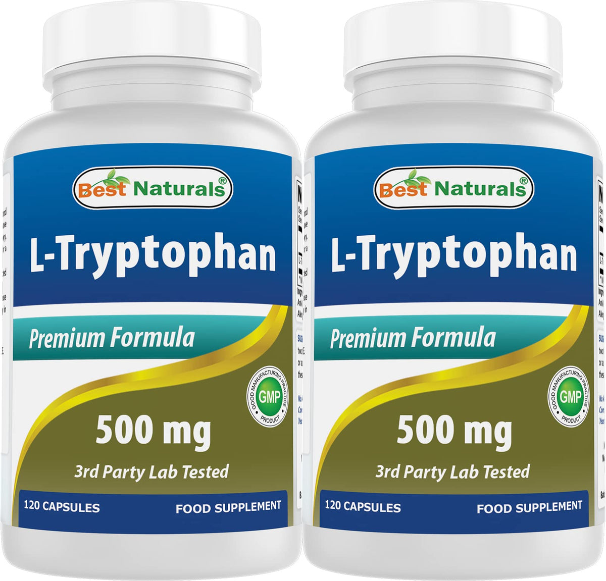 Best Naturals L-Tryptophan 1000 mg 60 Tablets