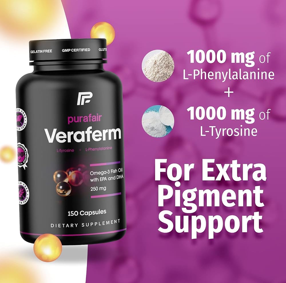 purafair Veraferm Skin Pigmentation Supplement - 150 Capsules - image 2