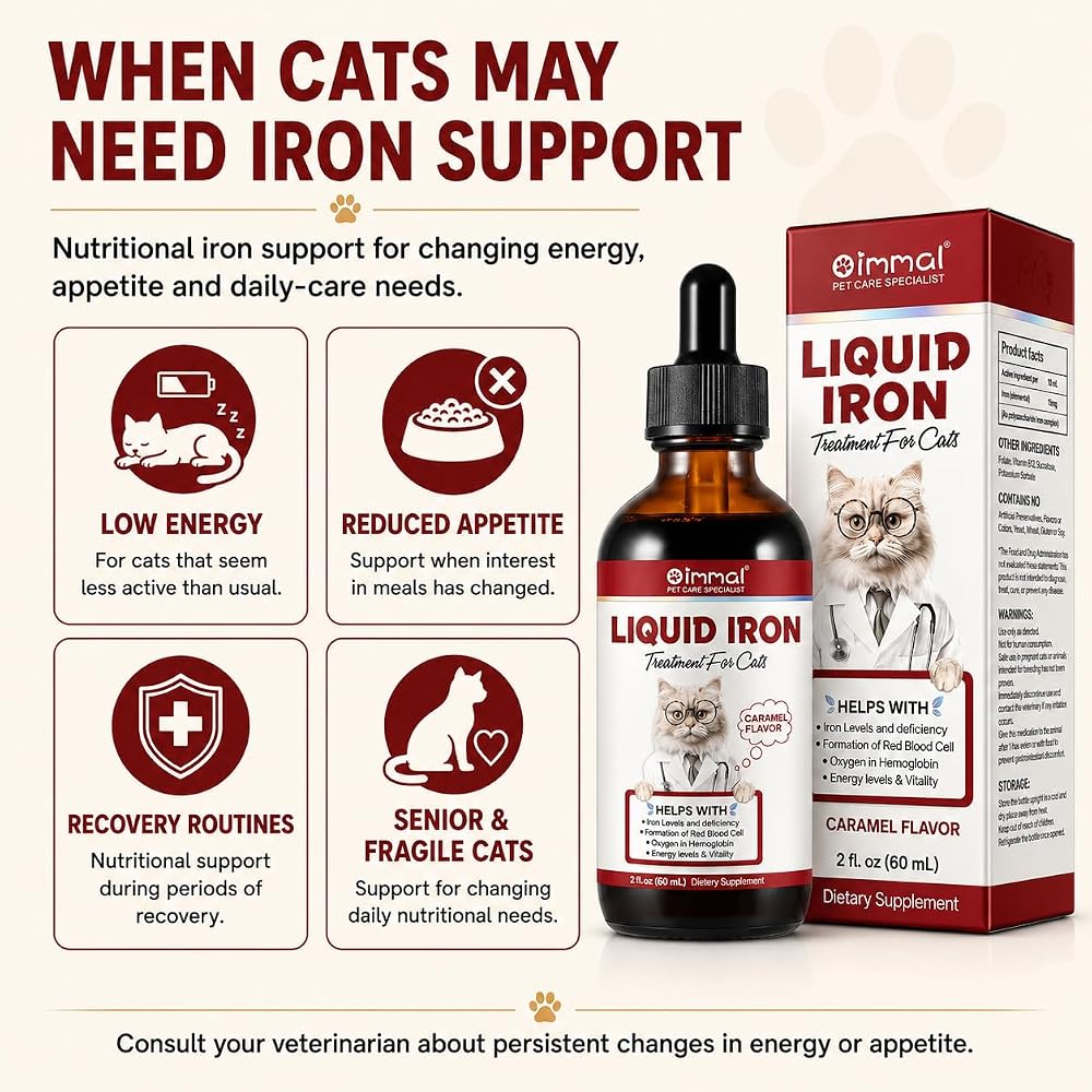 Zenpaws Liquid Iron Supplement for Cats - 2 oz - image 3