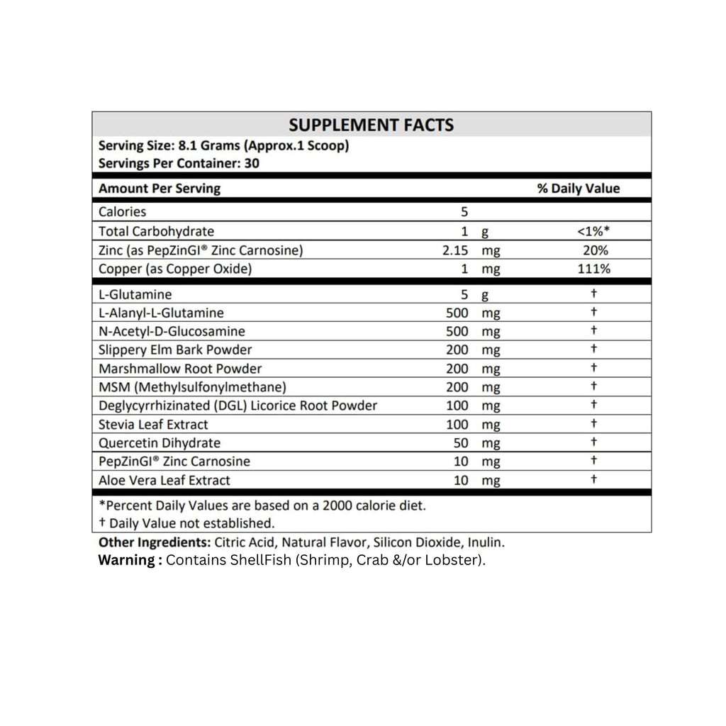 TERRA ORIGIN Healthy Gut with L-Glutamine