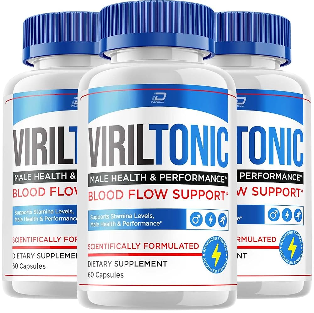 Indelo Viril Tonic for Men Advanced Performance Supplements - 180 Capsules