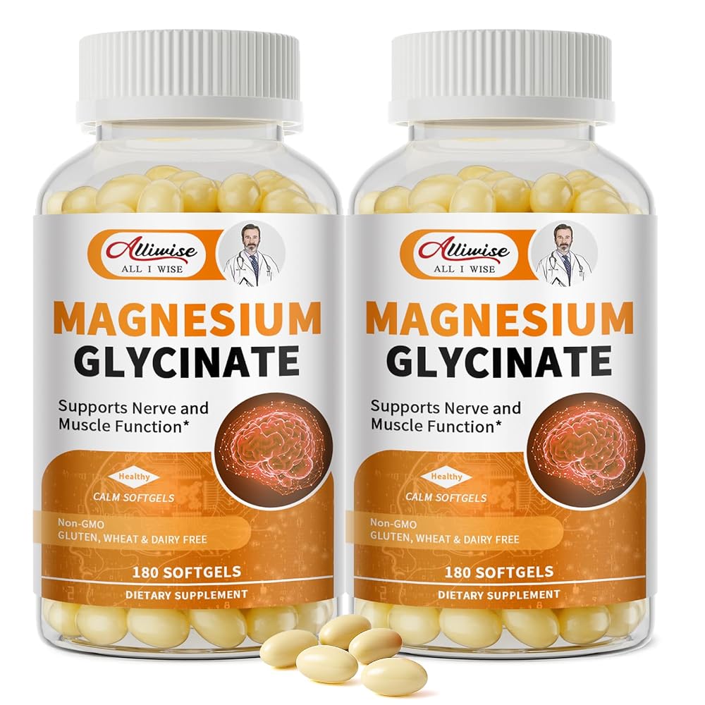 Alliwise Magnesium Supplement Softgels
