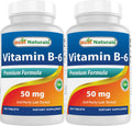 Best Naturals Vitamin B6 50 mg - 500 Tablets