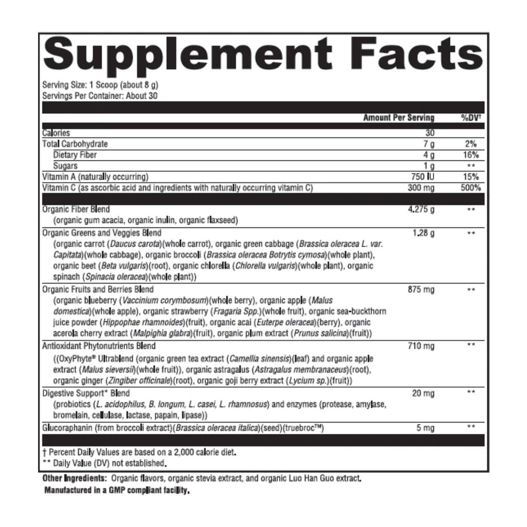 ProFunction Vital Greens + Reds Formula Superfood Powder - 30 Servings - image 2