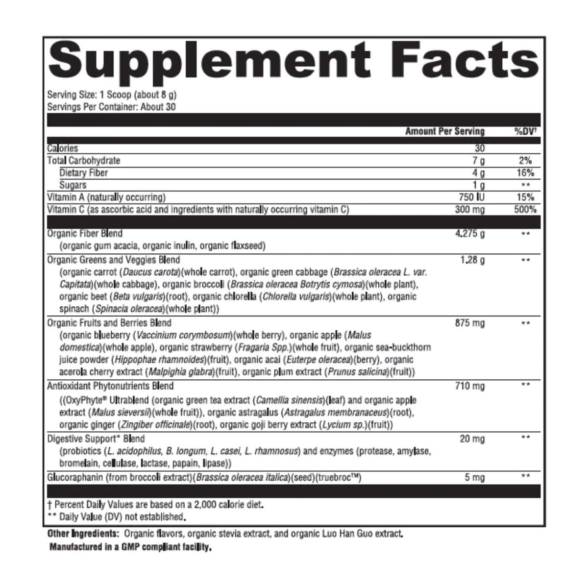 ProFunction Vital Greens + Reds Formula Superfood Powder - 30 Servings - image 2