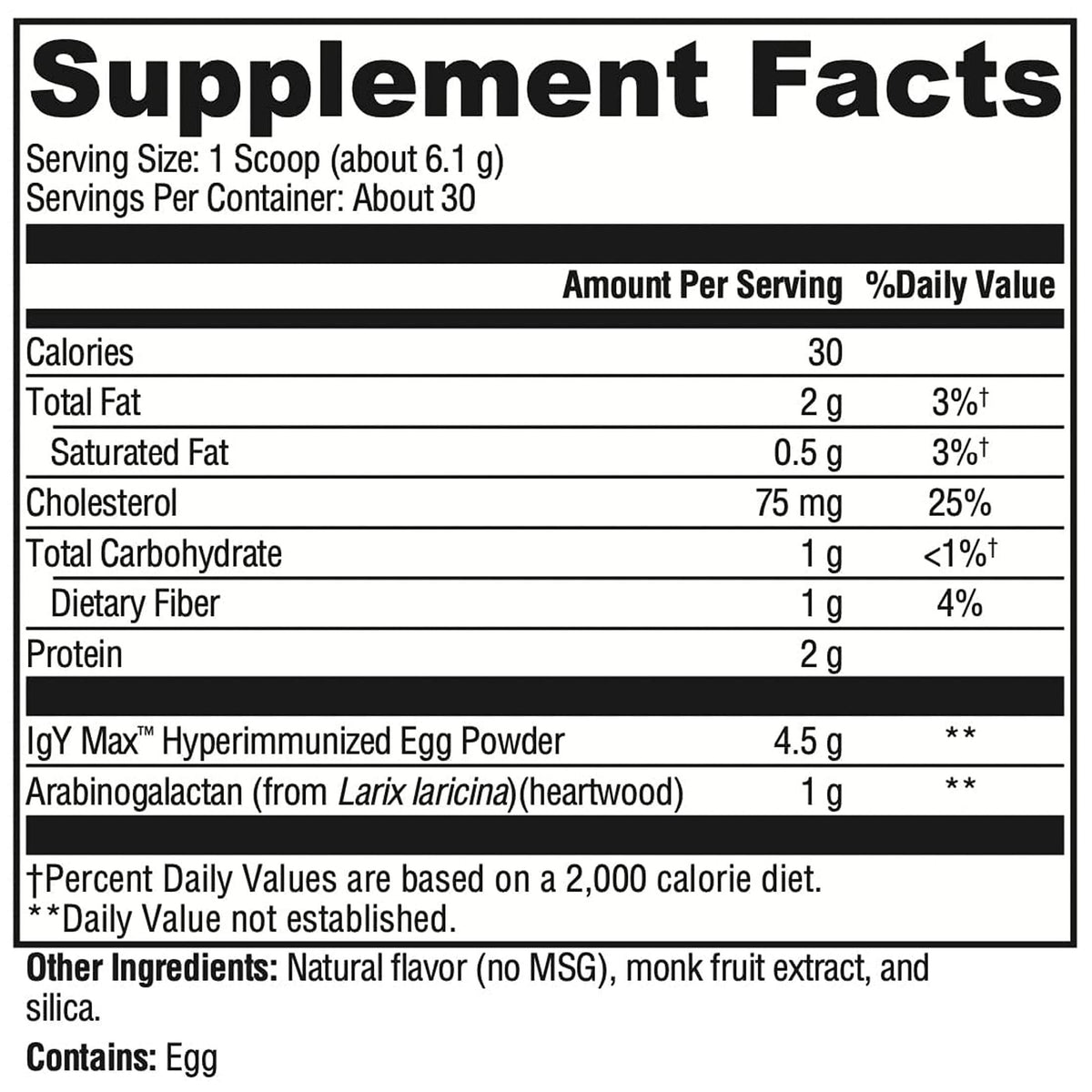 XYMOGEN IG 26 Plus DF Immunoglobulin Powder - 30 Servings - image 2