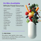 VitaminIQ Multivitamin (120 Vegetarian Capsules) Whole Food Vitamin - image 7