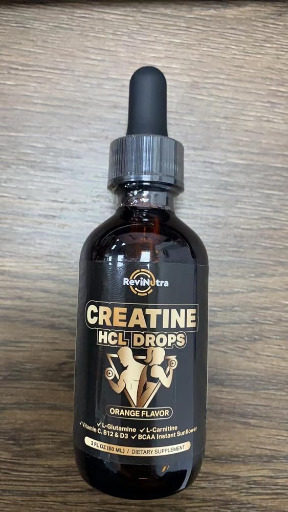 ReviNutra Creatine HCL Liquid Drops for Men & Women