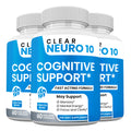 Gold Nutra Clear Neuro 10 Brain Support Capsules - 3 Pack