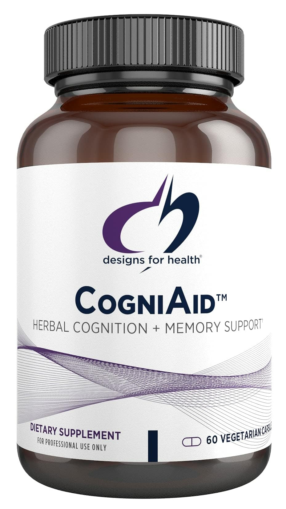 Designs for Health CogniAid Herbal Formula - 60 Capsules