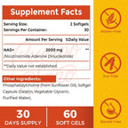 Rhameph Cuerpo Sano 2000 MG NAD Supplement - Liposomal NAD+ for Women