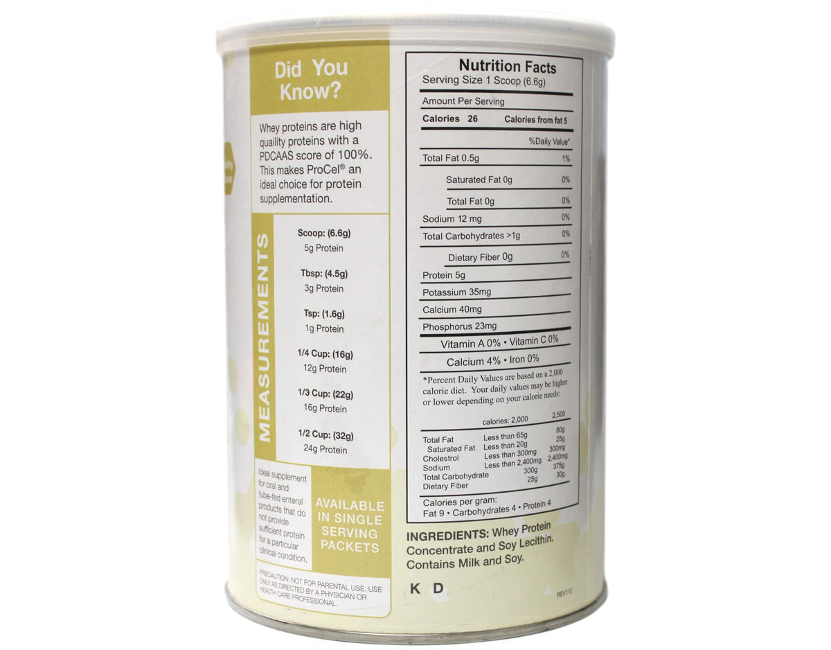 Global Health Products Procel Whey Protein Powder - 10 oz - image 2