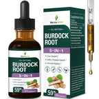 Selvaherb Burdock Root Organic Tincture for Liver Support - 2 Fl Oz