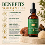 FUNGISIP Fungoccino Mushroom Coffee Booster Drops - 2 oz - image 3