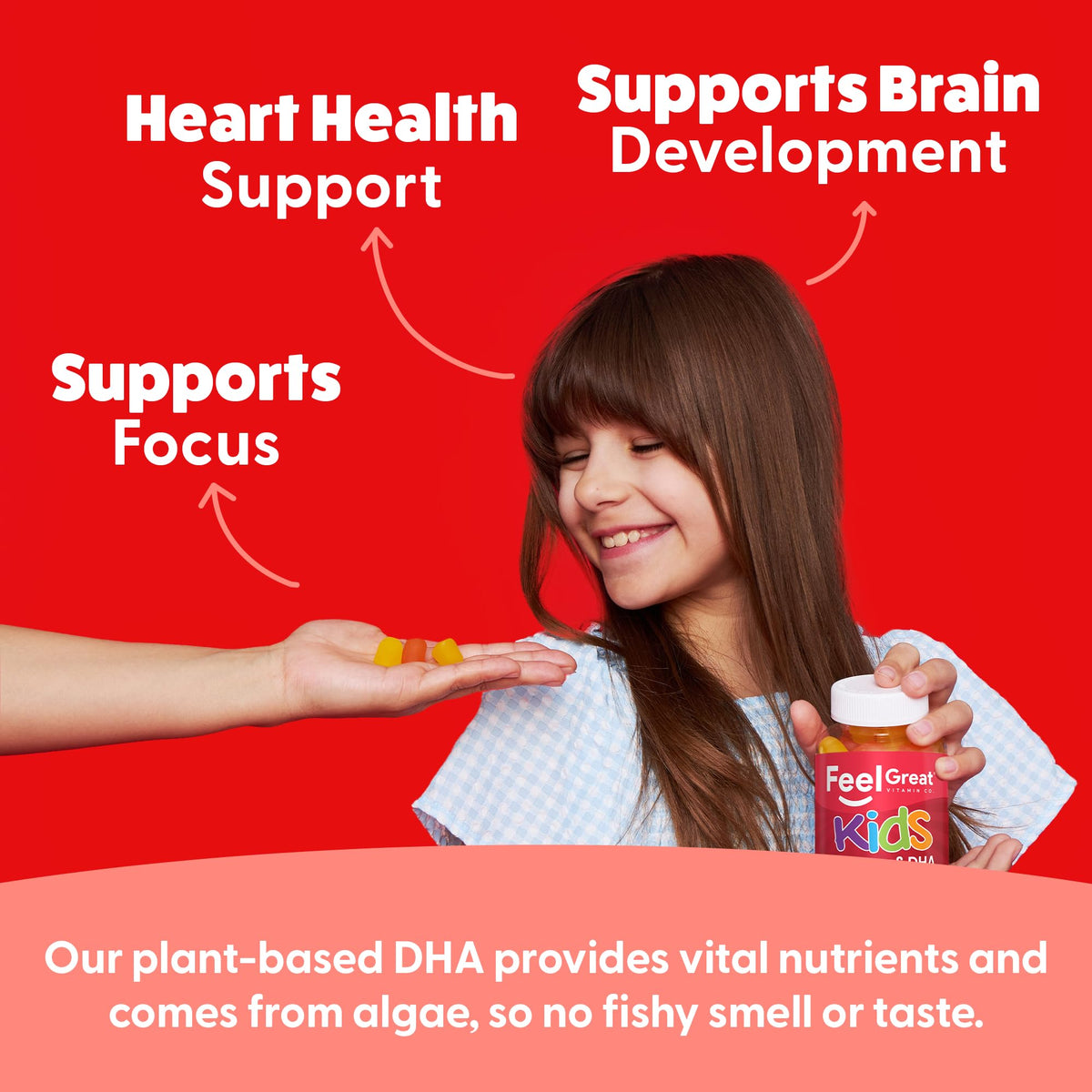 The Feel Great Vitamin Company Omega 3 DHA Gummies for Kids Brain Support - image 5