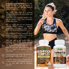 Parker Naturals Turkey Tail Mushroom Capsules - 120 Capsules - image 7