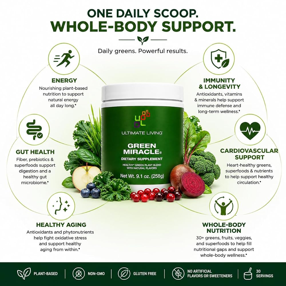 Ultimate Living “Greens Powder Superfood - image 3