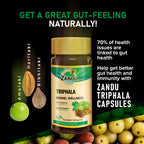 Zandu Triphala Capsules for Digestion & Gut Health - 90 Vegetarian Capsules - image 2