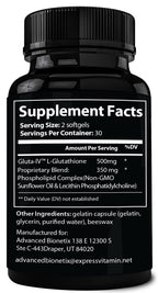 Advanced Bionetix 850mg Liposomal Glutathione - 60 Softgels - image 6