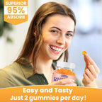 BSSTABBON Calcium Magnesium Gummies with Zinc Vitamin D3 K2 - 60 Gummies - image 4