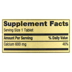 Generic Spring Valley Calcium 600mg Tablets for Bone Health - 300 Tablets - image 4