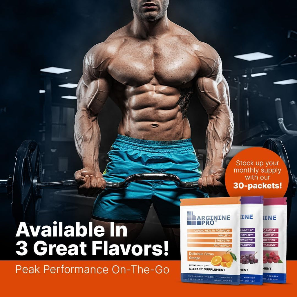 L-Arginine Pro 5,500mg Powder Drink Mix - 60 Packets - image 3