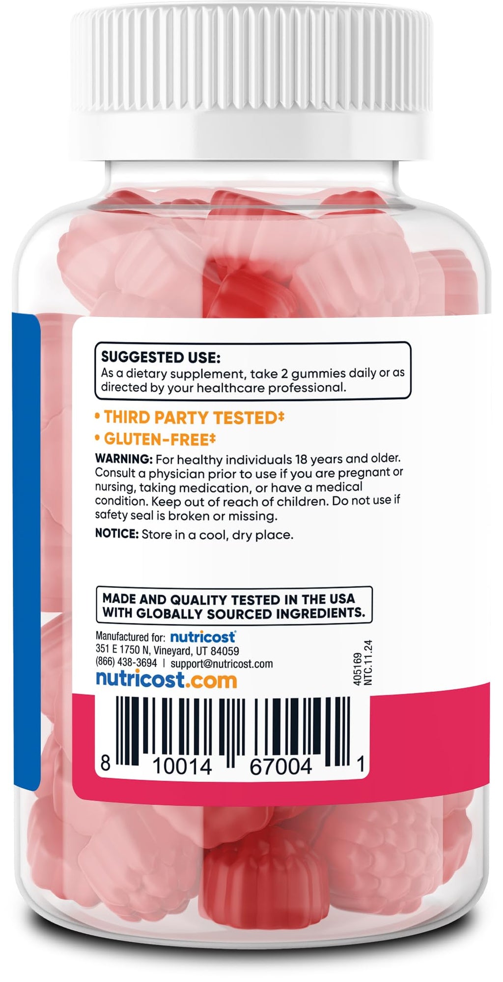 Nutricost Elderberry Extract Gummies - 90 Gummies - image 4
