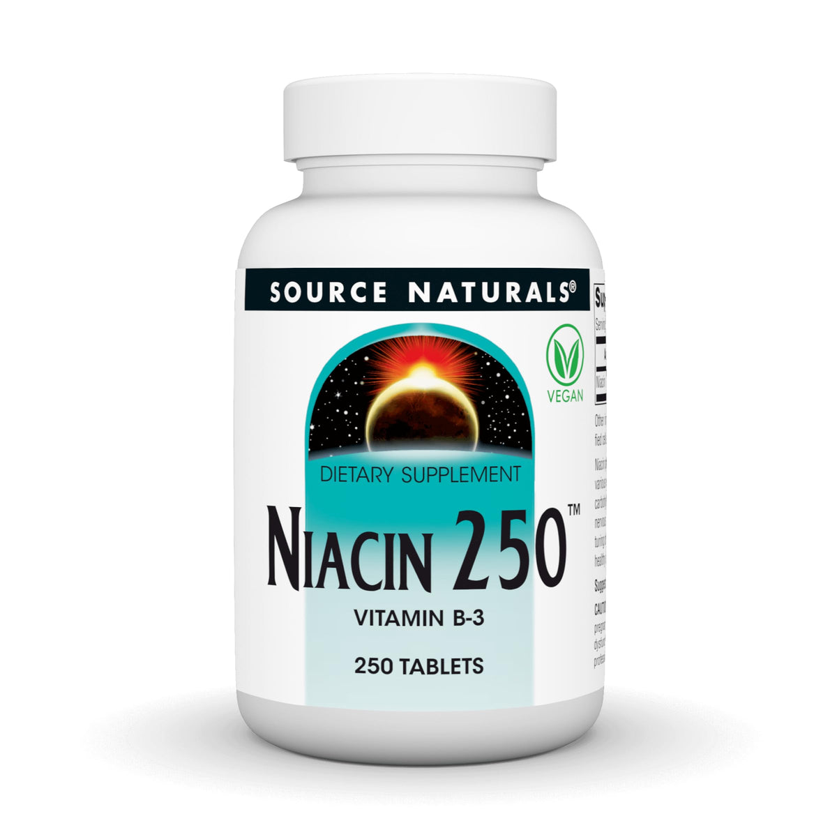 Source Naturals Niacin 250 Vitamin B-3 - 250 Tablets