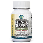 Amazing Herbs Black Seed Ultimate with Garlic & Ginger - 100 Capsules