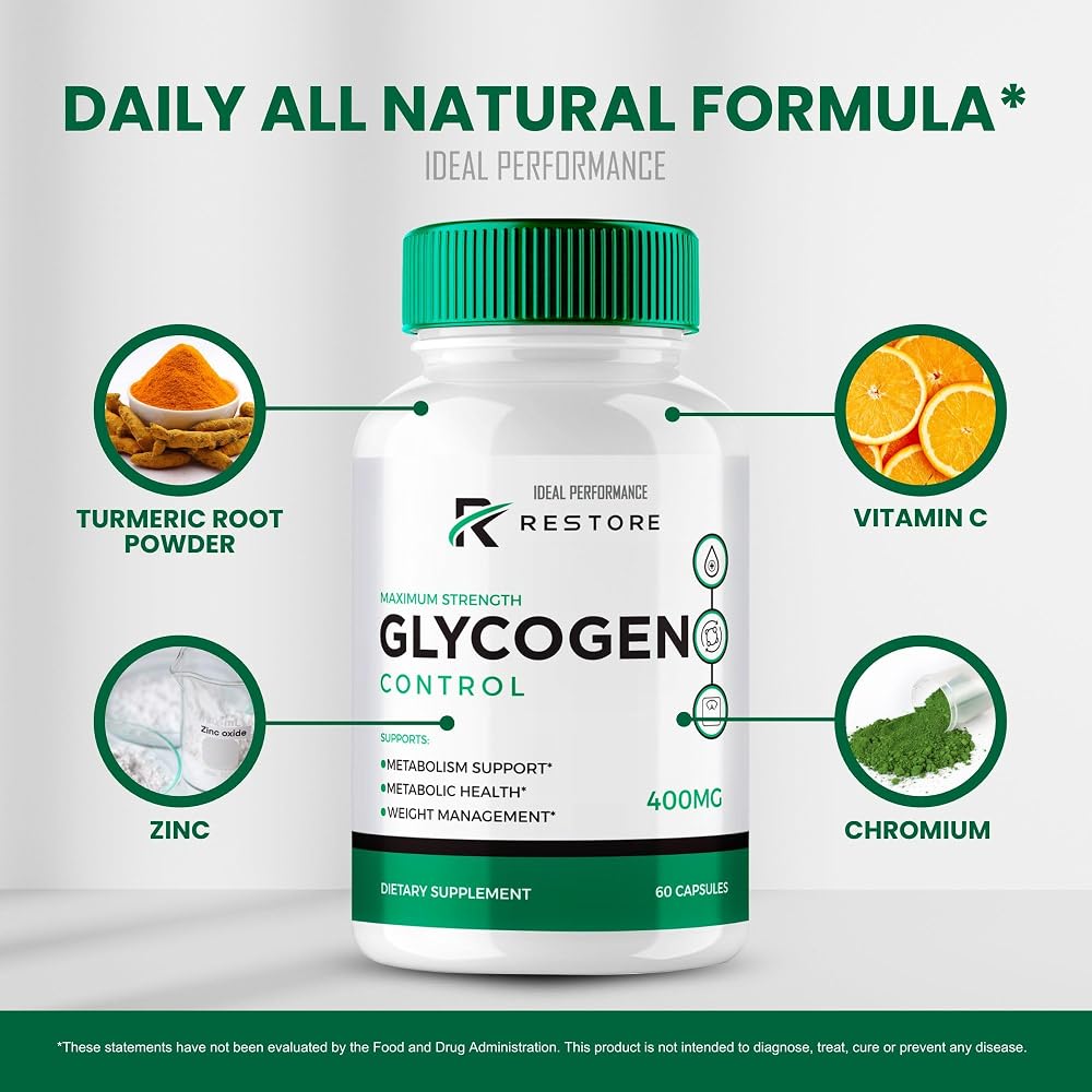 IDEAL PERFORMANCE Restore Glycogen Control Capsules - 120 Count - image 6
