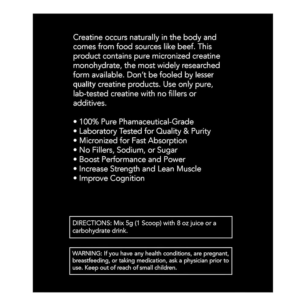 Neurd Labs CreaTech Micronized Creatine Monohydrate Powder - 300g - image 3