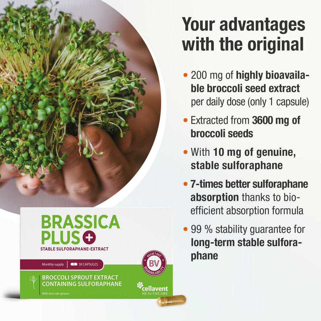 Cellavent Brassica Plus Sulforaphane Capsules - 30 Count - image 3