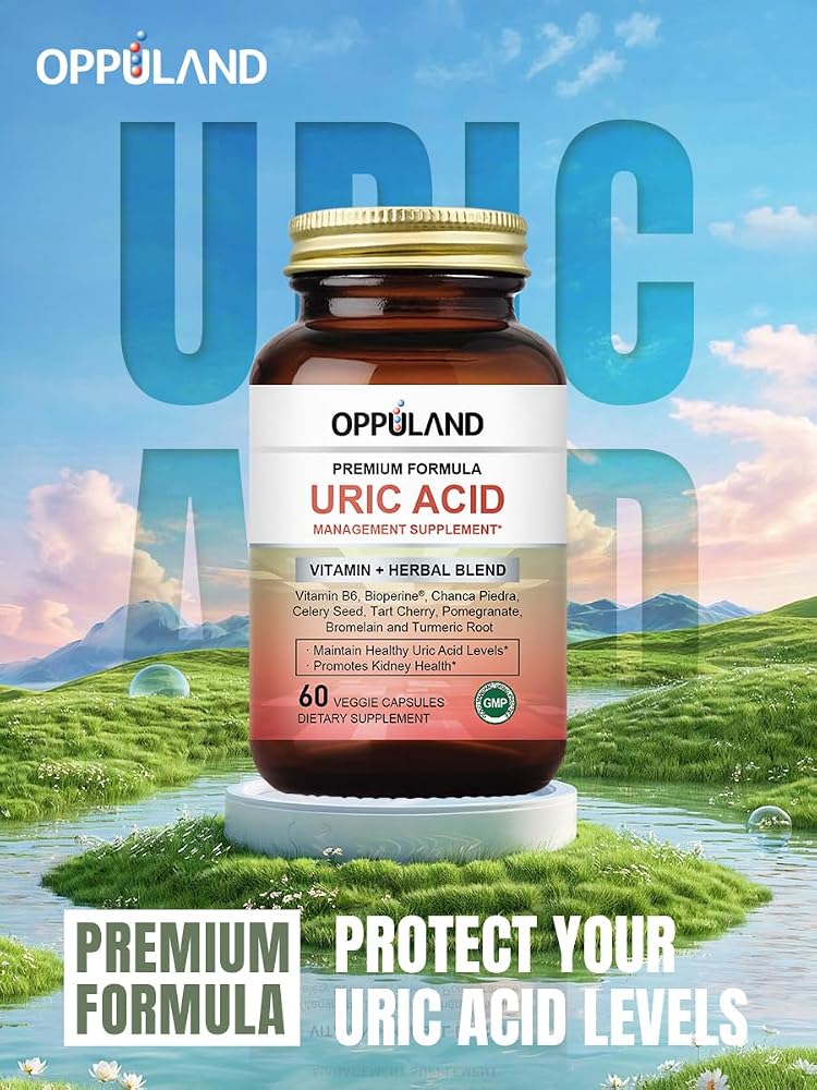 oppuland Uric Acid Detox - 60 Vegetarian Capsules - image 2