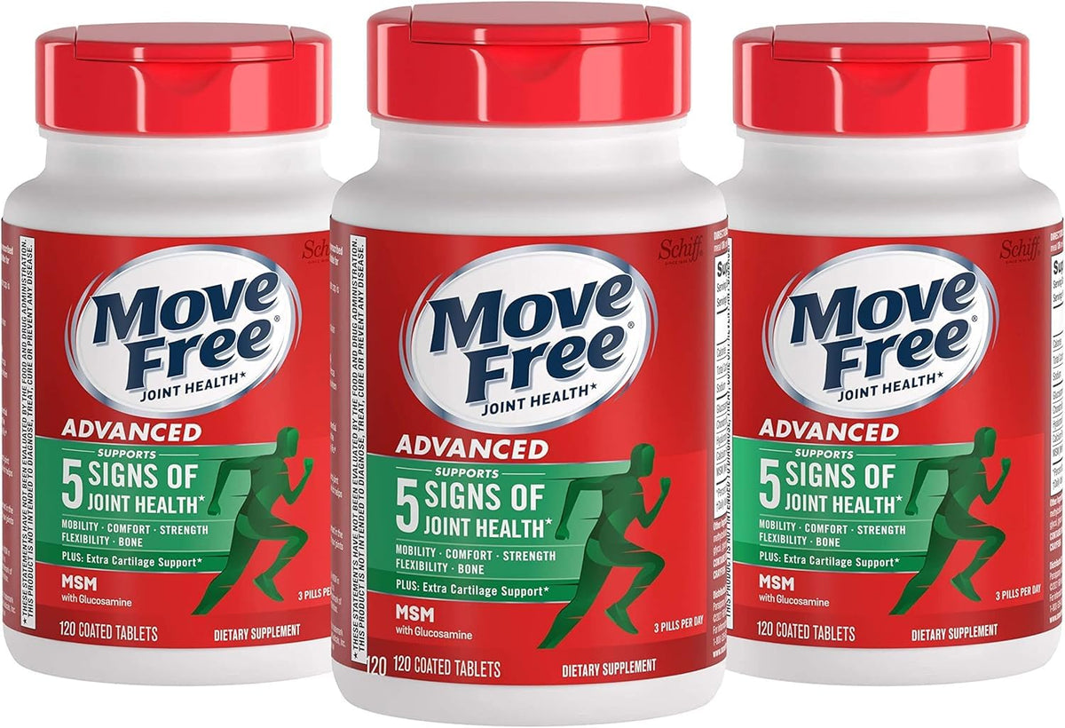 Schiff Move Free Advanced Joint Support Tablets Plus MSM - 360 Tablets