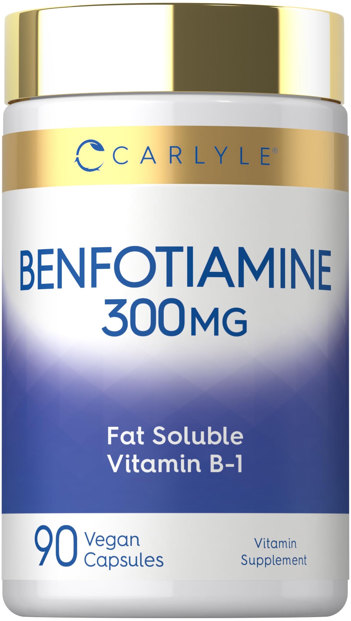 Carlyle Benfotiamine 300mg Vitamin B1 - 90 Capsules