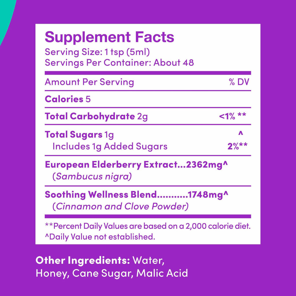 Further Food Elderberry Syrup Daily Immune Support - 8 Fl Oz - image 2