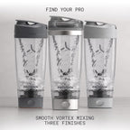 PROMIXX Pro Electric Shaker Bottle 600ml, Stainless Steel