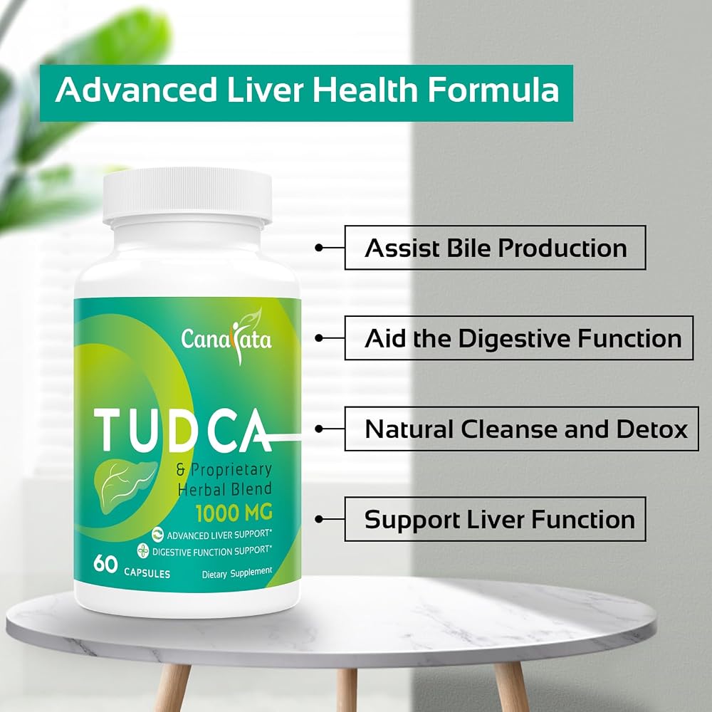 Canarata TUDCA with Milk Thistle Liver Supplements 1000mg - image 7