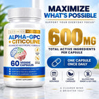 Maximize Within Alpha GPC + Citicoline Nootropic - 60 Capsules - image 2